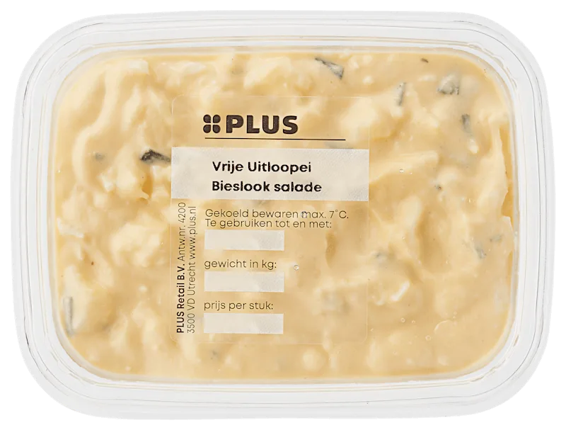 PLUS Vrije uitloop ei-bieslooksalade