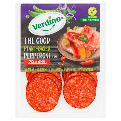 plantaardige pepperoni salami