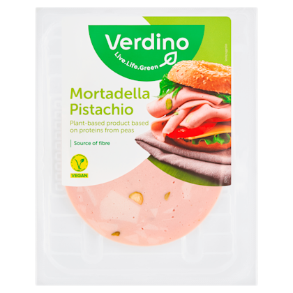 plantaardige mortadella met pistache