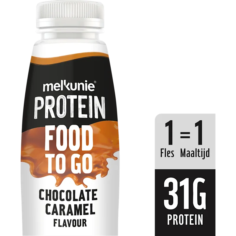 Melkunie Protein food to go chocolade caramel