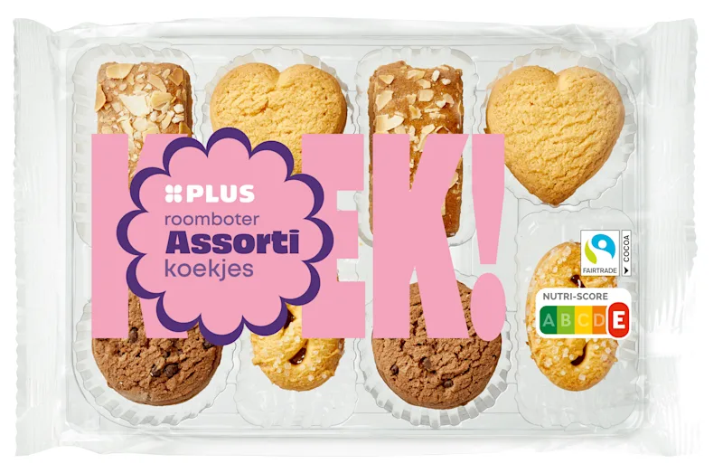PLUS Roomboter koekjes assorti