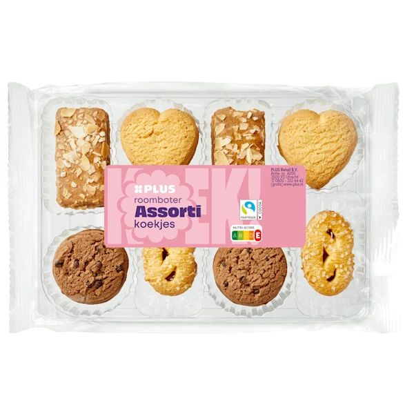 PLUS Roomboter koekjes assorti