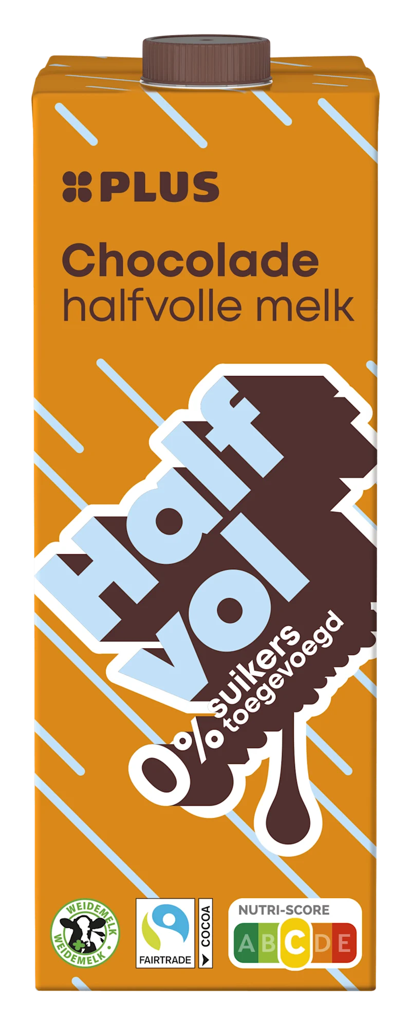PLUS Chocolademelk halfvol 0%