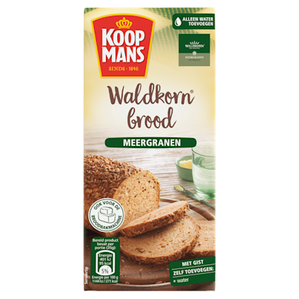 Broodmix waldkorn meergranen brood