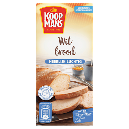 Broodmix wit brood