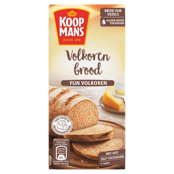 Koopmans Broodmix volkoren