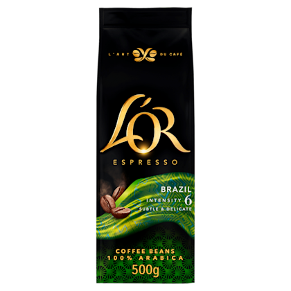 Espresso Brazil 6 koffiebonen
