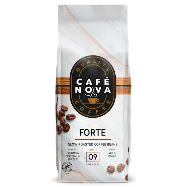 Café Nova Koffiebonen forte sterkte 9
