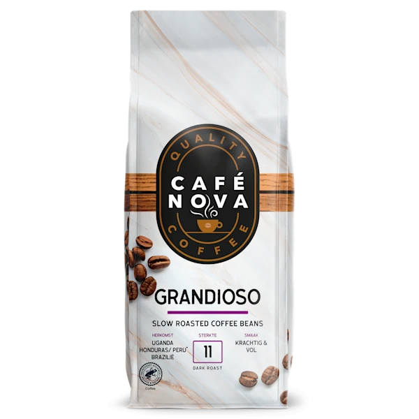 Café Nova Koffiebonen grandioso sterkte 11
