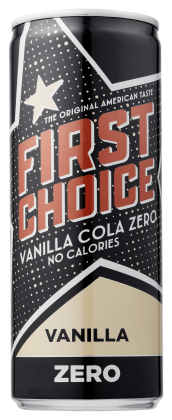 First Cola zero vanilla