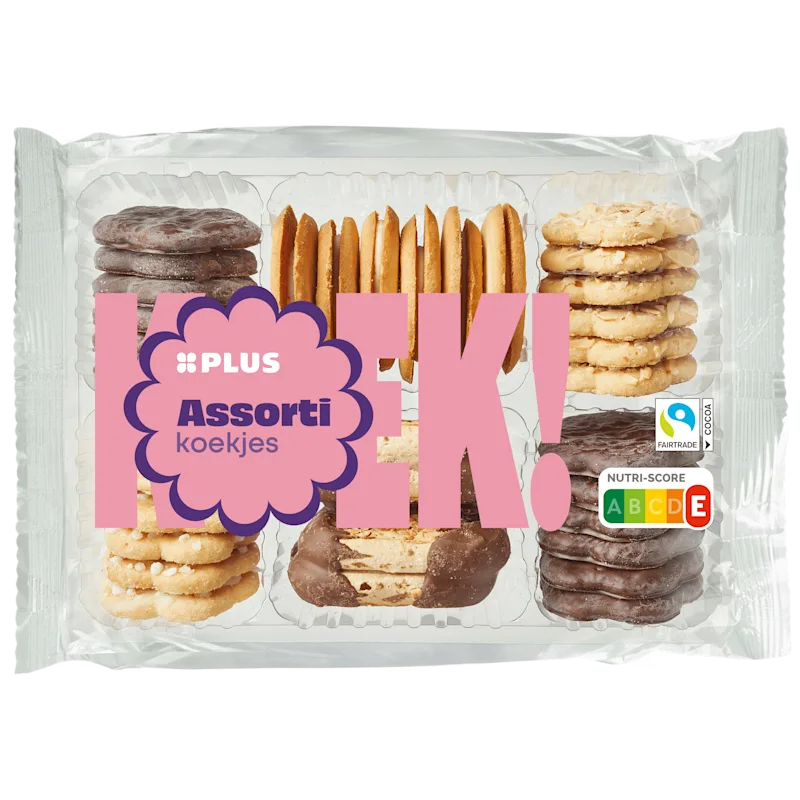 PLUS Koekjes assorti Fairtrade