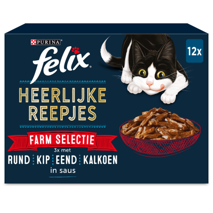 Heerlijke Reepjes kattenvoer vlees