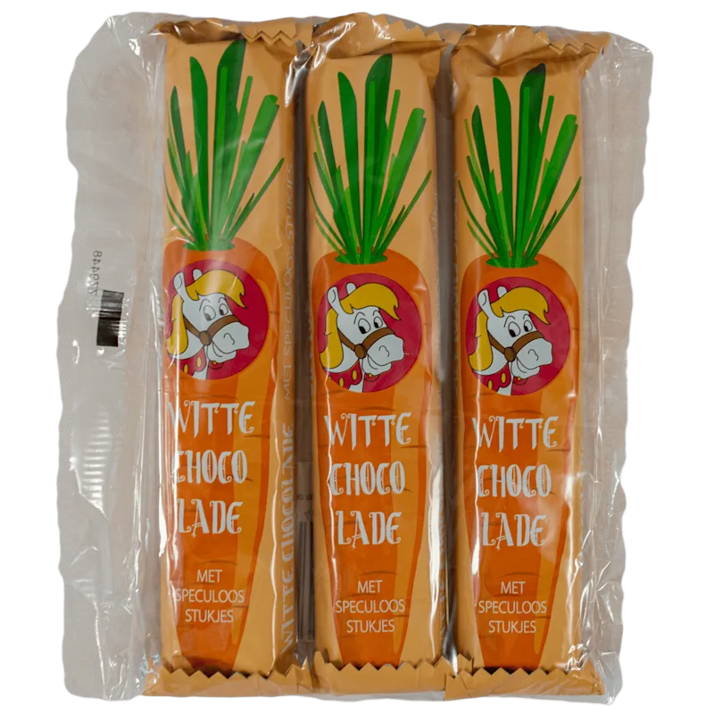 De Heer Candy bars in wortellook 3x45gram