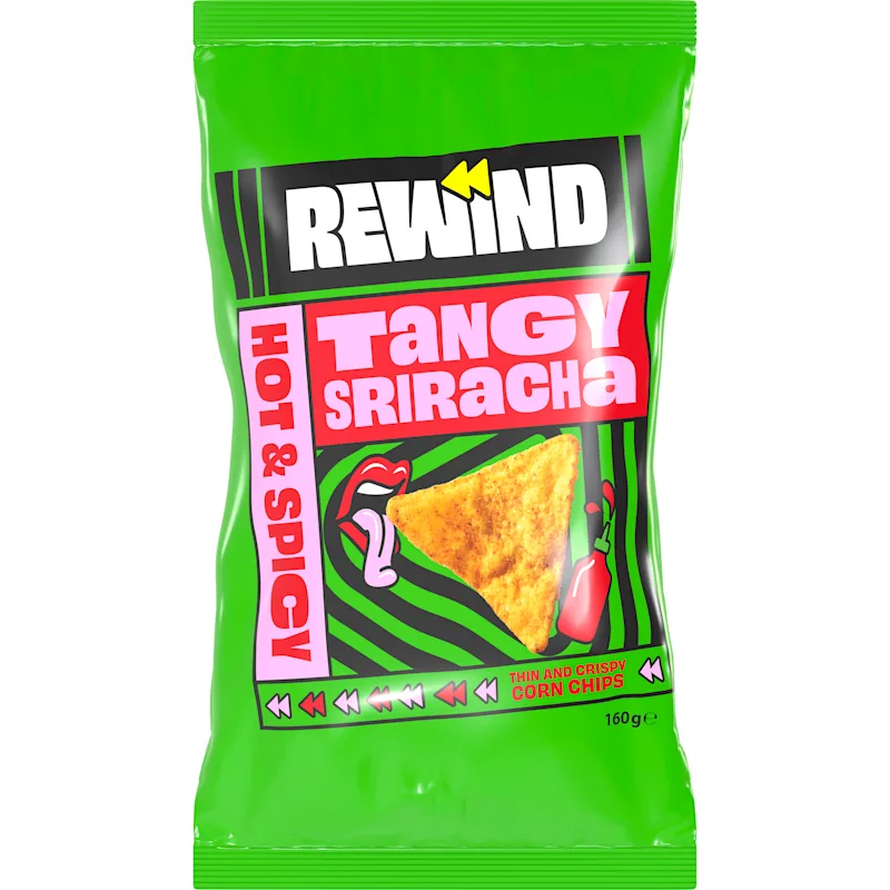 Rewind Corn Chips Tangy Sriracha