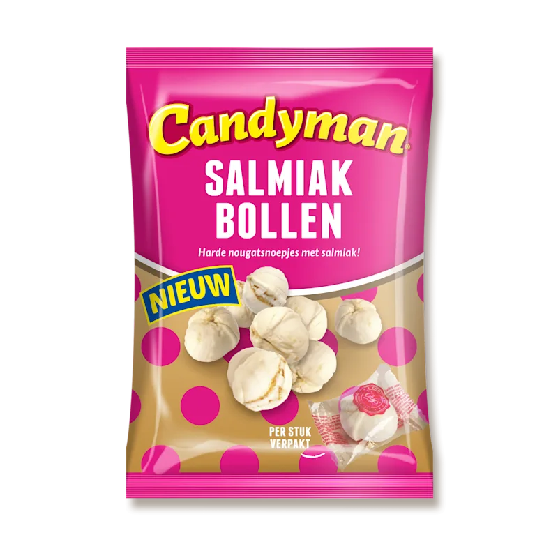 Candyman Salmiak bollen 100 g