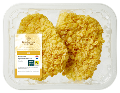 Krokante kipfiletschnitzels 2st