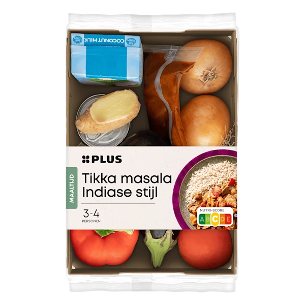 PLUS Indiase Tikka masala