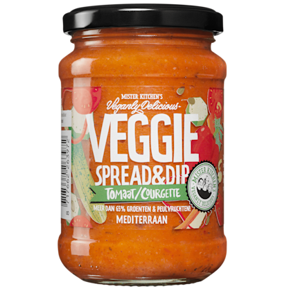 Veggie spread & dip tomaat courgette