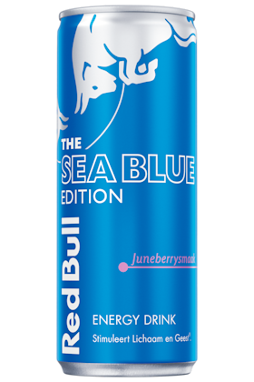Red Bull Energy drink sea blue edition