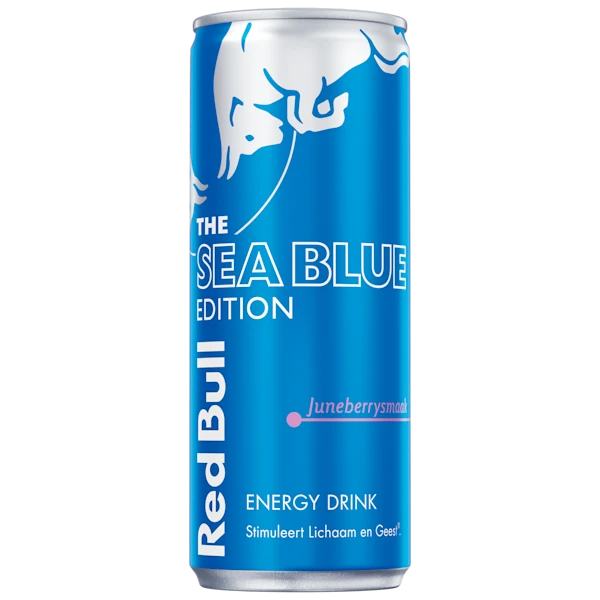 Red Bull Energy drink sea blue edition