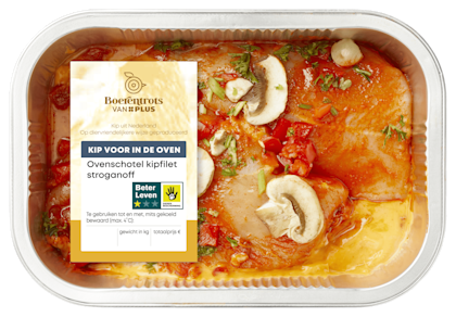 Ovenschotel Kipfilet stroganoff
