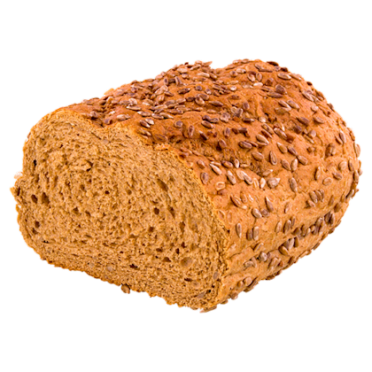 Vloerbrood donker zonnepit half