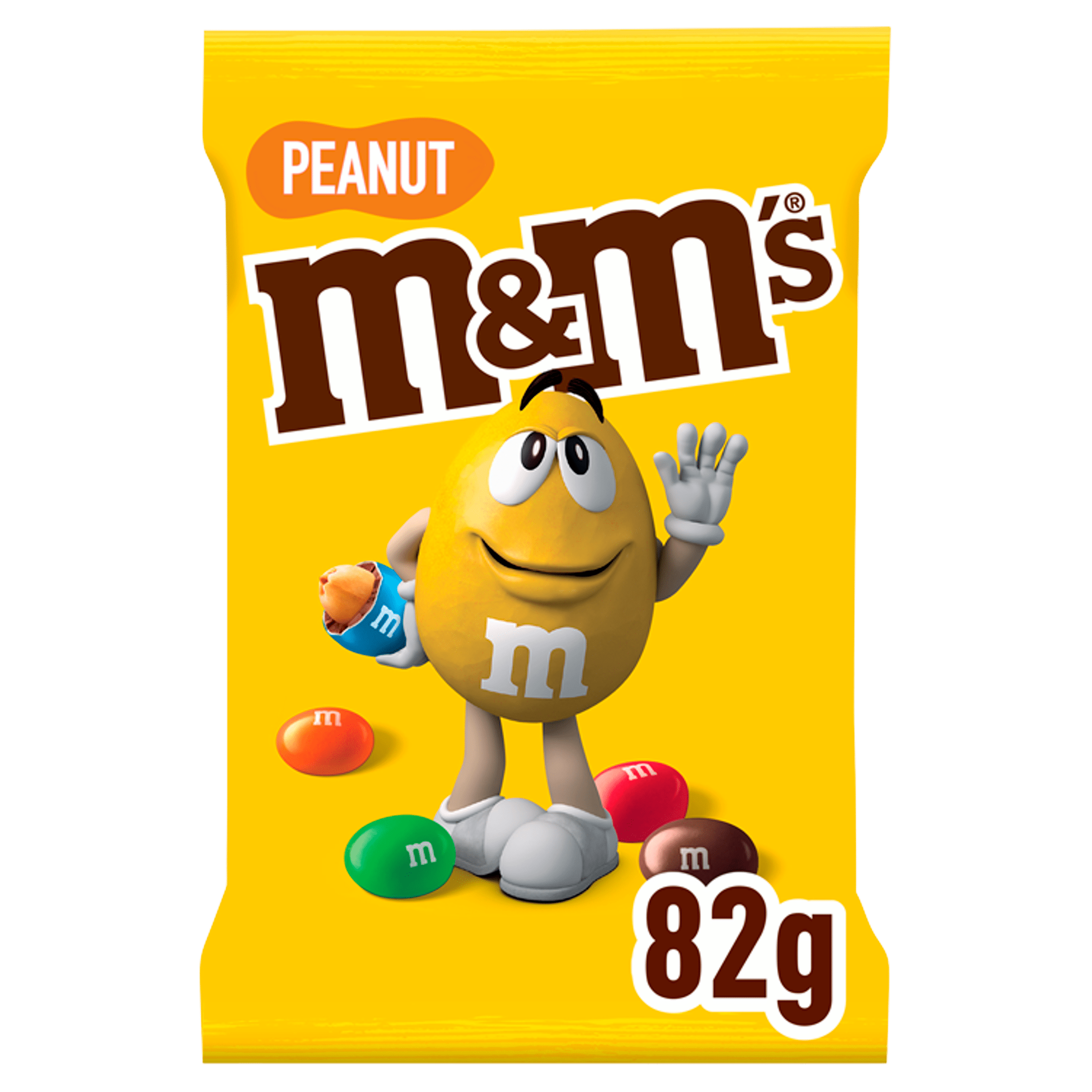 M&M'S Pinda chocolade snoepjes zakje Per Zak 82 g