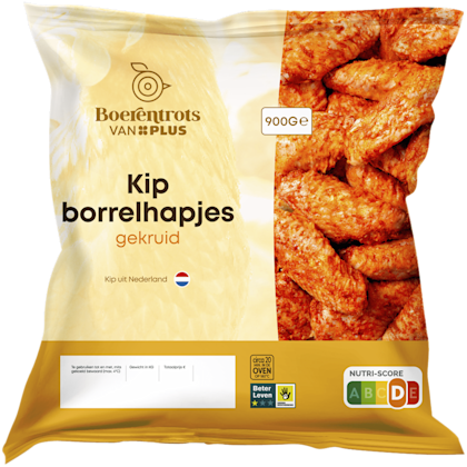 Kipborrelhapjes gekruid - PLUS