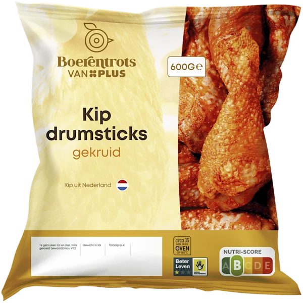 PLUS Boerentrots Kipdrumsticks gekruid