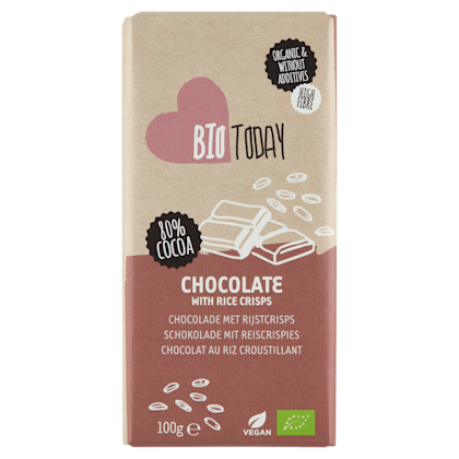 Chocoladetablet rice crisps