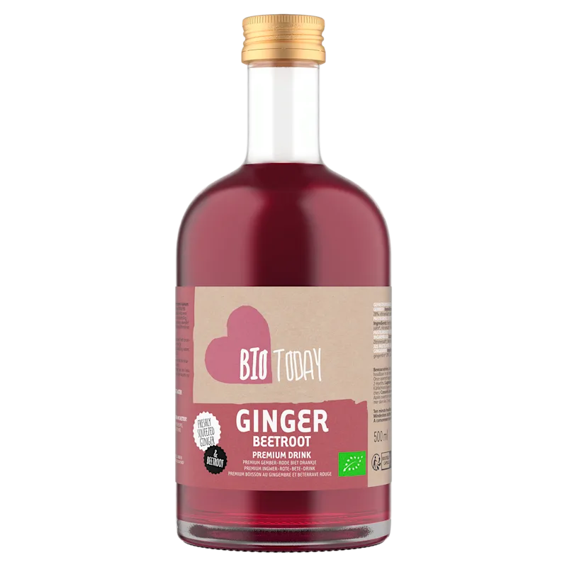 BioToday Premium Gember-Rode Biet Drankje 500 ml