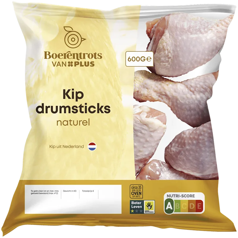 PLUS Boerentrots Kipdrumsticks naturel
