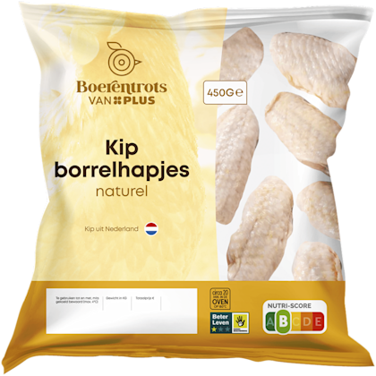 Kipborrelhapjes naturel