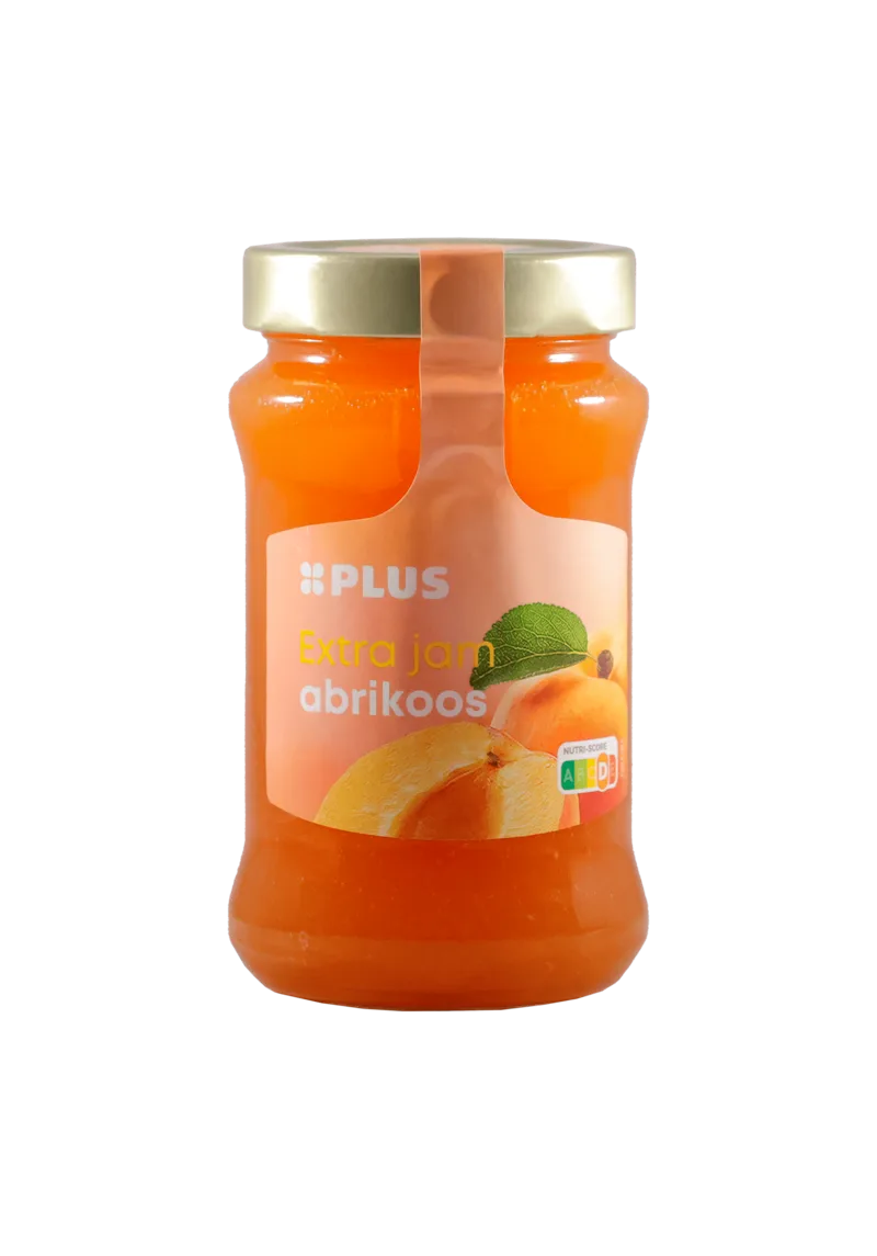PLUS extra jam abrikoos
