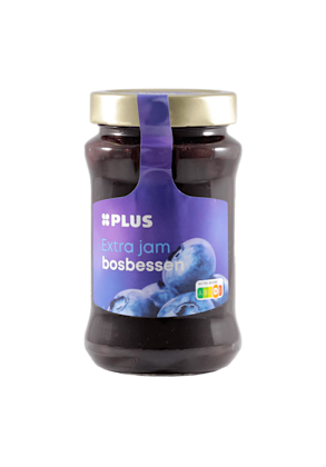 PLUS extra jam bosbes