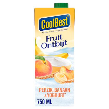 Fruitontbijt perzik -banaan