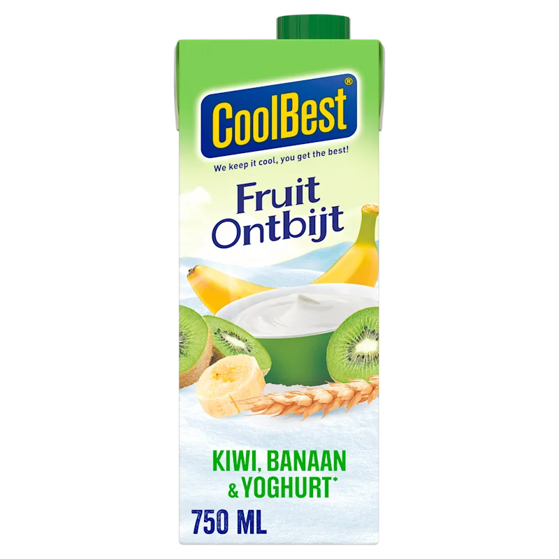 Coolbest Fruitontbijt kiwi-banaan