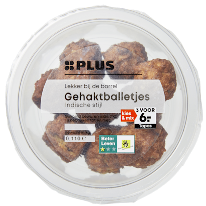Indische gehaktballetjes BLK