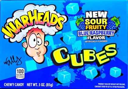 Sour Cubes Blue Raspberry