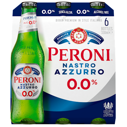 Peroni Nastro Azzuro bier fles 0.0