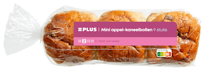 Mini appel kaneel bollen