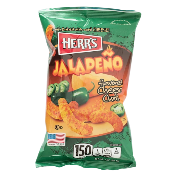 Herr's Jalapeño Cheese curls
