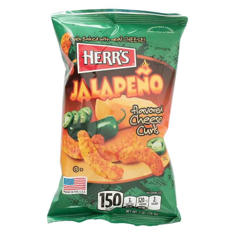 Herr's Jalapeño Cheese curls