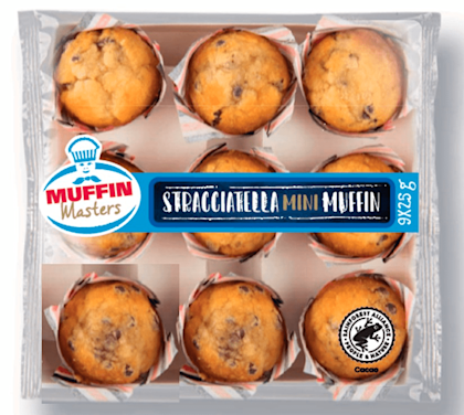 Mini muffins vanille met chocochips