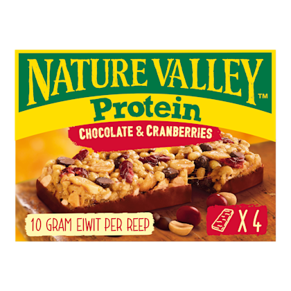 Protein chocolade cranberry