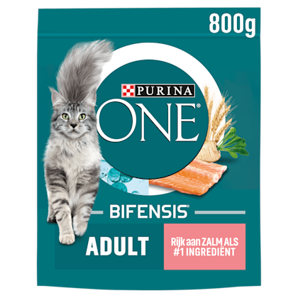 Purina One Adult kattenvoer rijk aan zalm