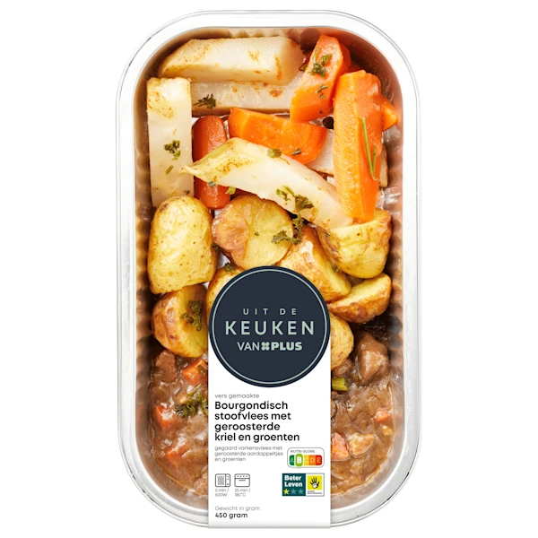 Uit de keuken van Stoofvlees met kriel & groenten