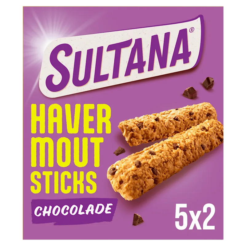 Verkade Sultana havermout sticks chocolade