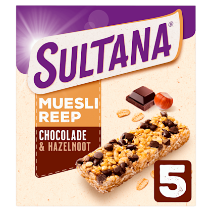 Sultana mueslireep chocolade
