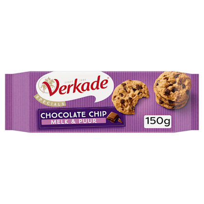 Verkade Chocolade chip melk & puur